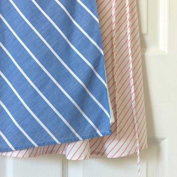 Joie Editha Striped Colorblock Sleeveless V-neck A-Line Mini Wrap Dress Medium - Picture 11 of 16
